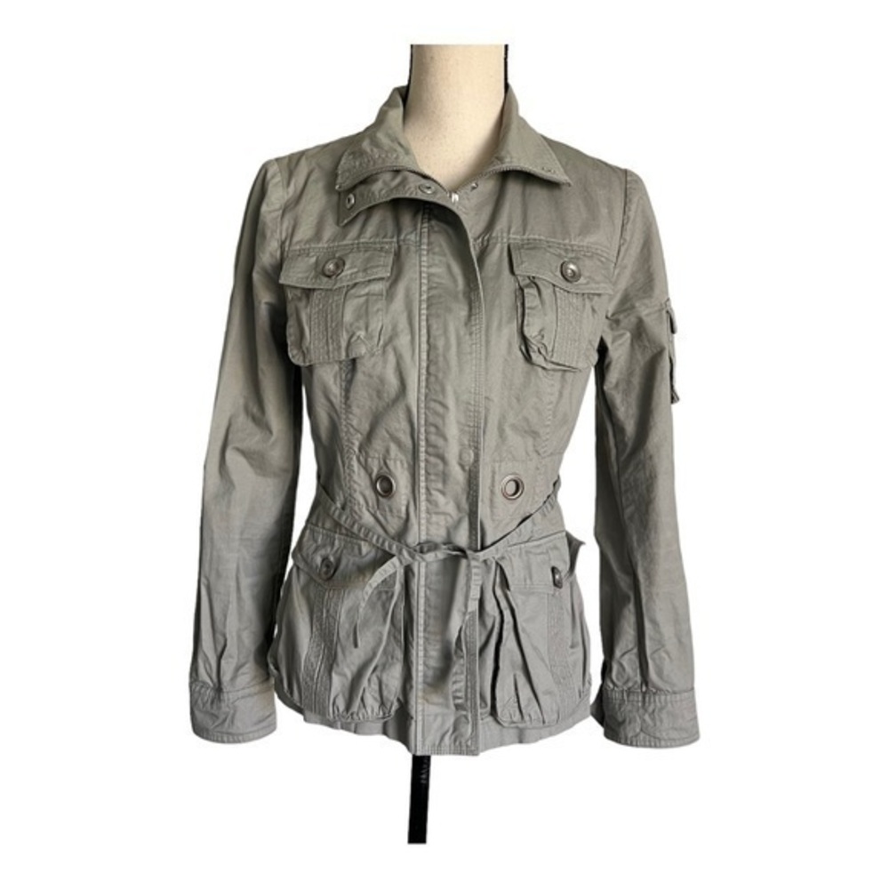 Blanc Noir Gray Utility Jacket Size S